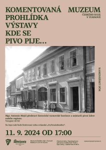 omentovaná prohlídka výstavy Kde se pivo pije – Plakát