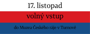 17. listopad, volný vstup, banner